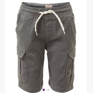 Weatherproof Smoked Pearl Twill Drawstring Cargo Shorts - Boys size medium